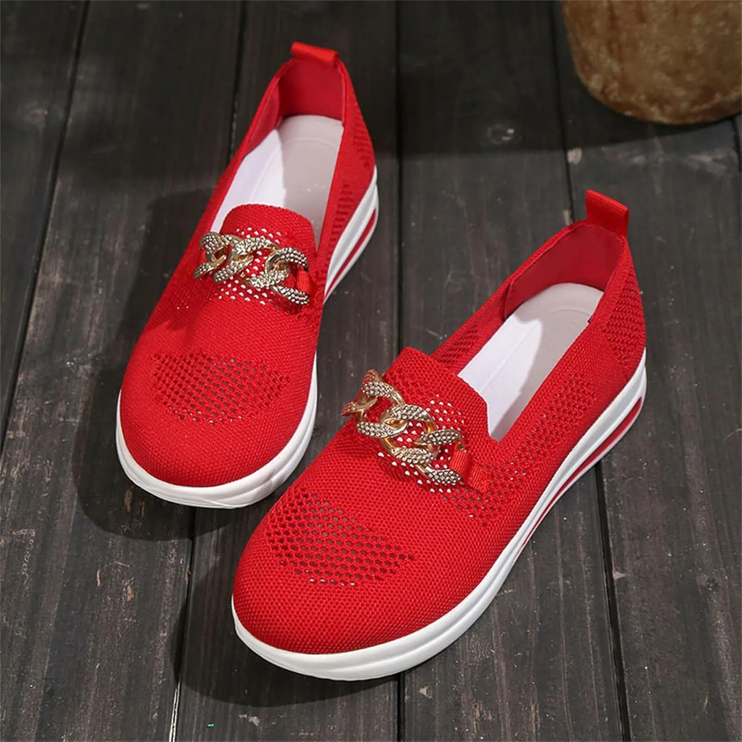 Womens Walking Shoes Trendy Orthopedic Shoes Breathable Mesh Loafers Wide Walking Sneakers Lightweight Non Slip Shoes
