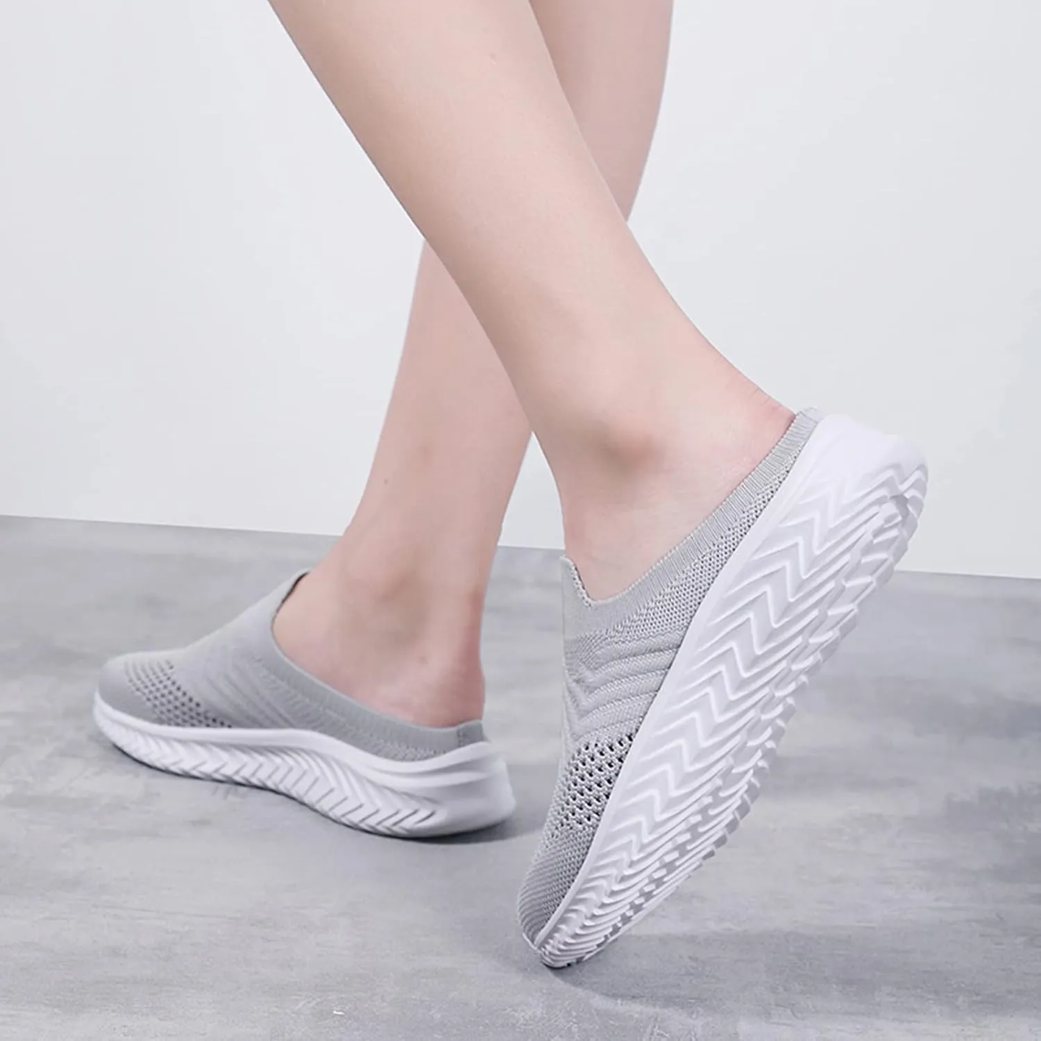 Womens Walking Tennis Shoes Lightweight Orthopedic Loafers Casual Breathable Sneakers Comfortable Mules Casual Garden Clogs