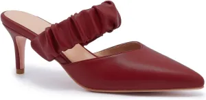 ZXHYZLZ Pointed Toe Kitten Heels For Women 2.5-Inch Low Heels Comfortable Closed Toe Heels Slingback